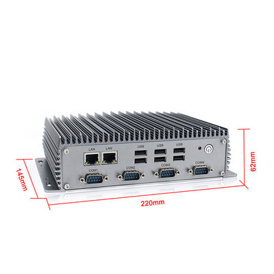 Compacte Ruwe Vensters 10 van PC van Fanless Mini het Systeem van Linux Ubuntu Debian