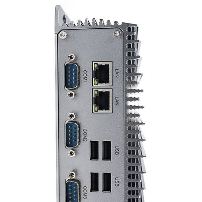 Ruwe Industriële Minipc Intel Core I3-8145U Dual Core 2.1GHz van Fanless met 4 X LAN