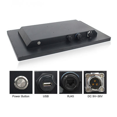 24“ Waterdichte het Touche screenpc Fanless VGA van IP69K Pcap met GbE-LAN
