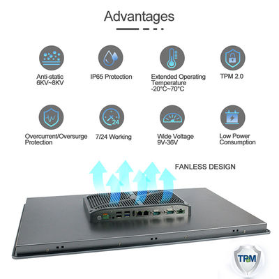 het Comité van 1000nits I7 HMI de Generatie Ip66 Front Waterproof van PC achtste