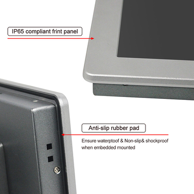 Fanless Ingebedde HMI-Comité PC TPM2.0 15,6 Duim 1500nits voor Controlesysteem