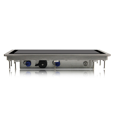 IP69K wasbaar Industrieel Touch screen Vertoning Ingebedde 400cd/m2 VGA DVI