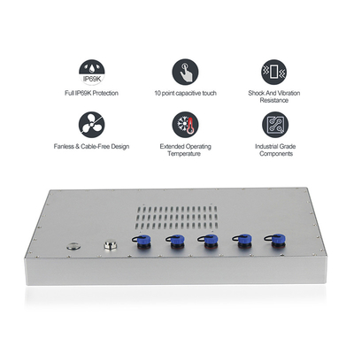 IP69K waterdichte Ruwe Industriële Comité Winst 10 van PC 15,6 Duim allen in One Touchcomité PC