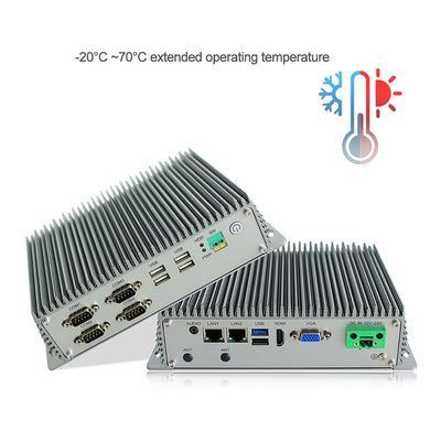 Kwaliteit Aangepaste J1900 de Vierlingkern van de Fanless Industriële Ingebedde Doos PC fabriek