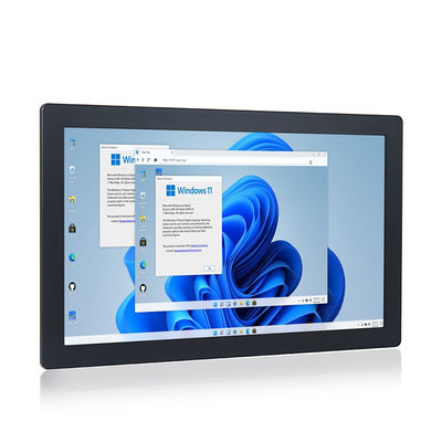 Kwaliteit Dubbele Lan 1000nits maakt Weerstand biedende“ Openluchtcomité 24V Touch screen Industriële 21,5 waterdicht PC fabriek
